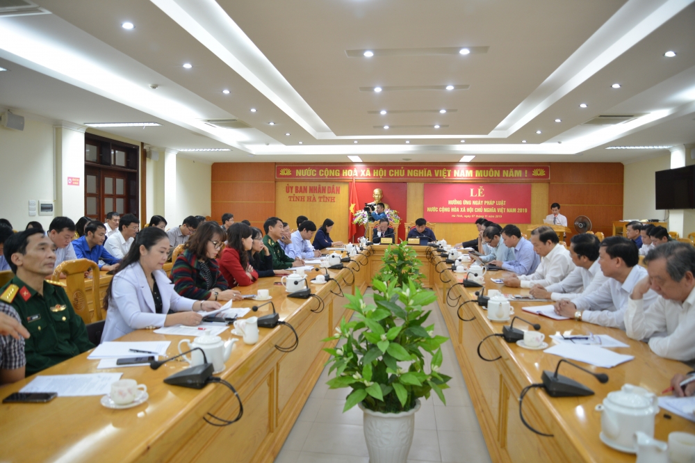 Hà Tĩnh phát động hưởng ứng “Ngày pháp luật Việt Nam” 2019