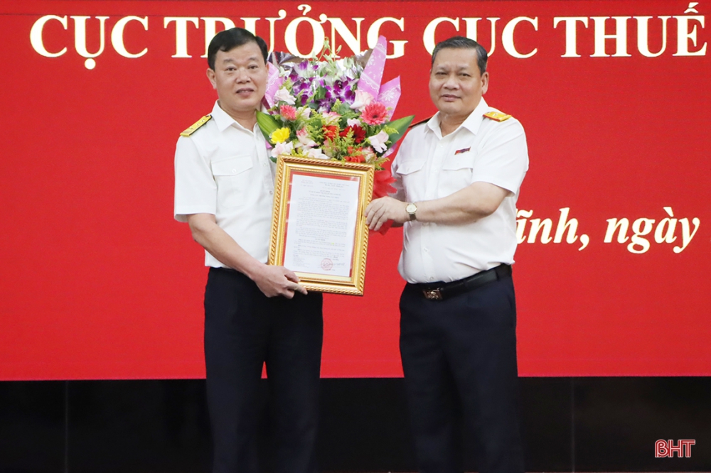 Ông Trương Quang Long giữ chức Cục trưởng Cục Thuế tỉnh Hà Tĩnh