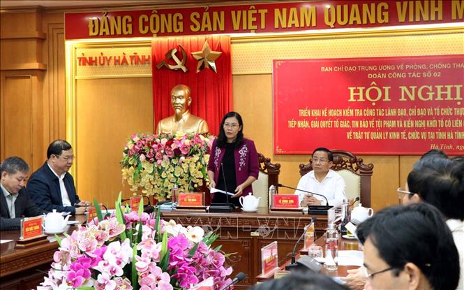 Ủy ban Tư pháp của Quốc hội triển khai công tác kiểm tra tại tỉnh Hà Tĩnh 