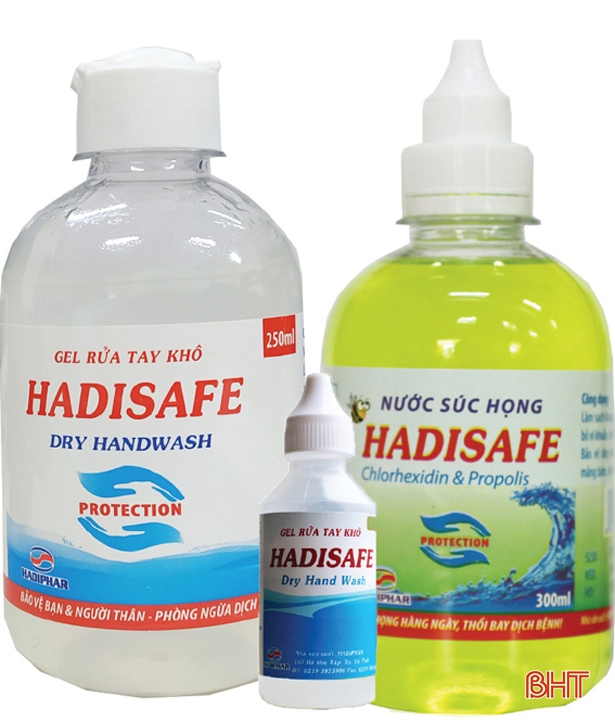 Hiện nay, dây chuyền sản xuất các sản phẩm chống dịch của HADIPHAR được tăng công suất lên gấp nhiều lần.