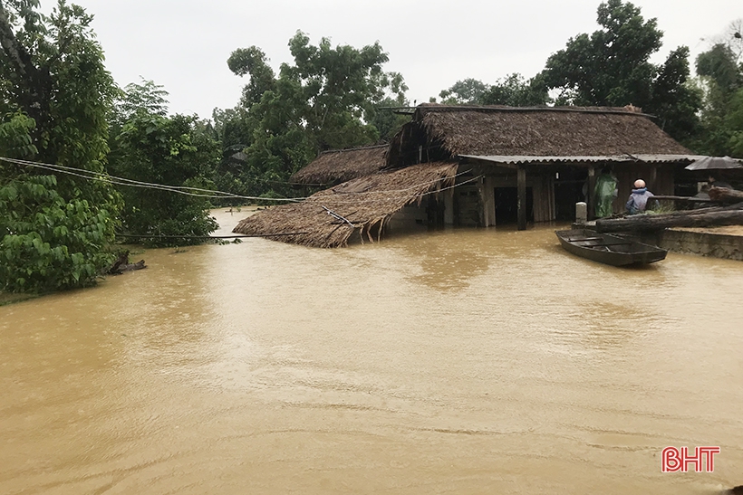 Tối nay, Hà Tĩnh tiếp diễn mưa to