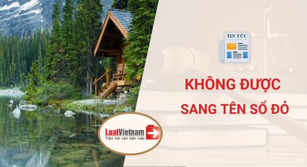 Năm 2020: 4 trường hợp không được sang tên Sổ đỏ