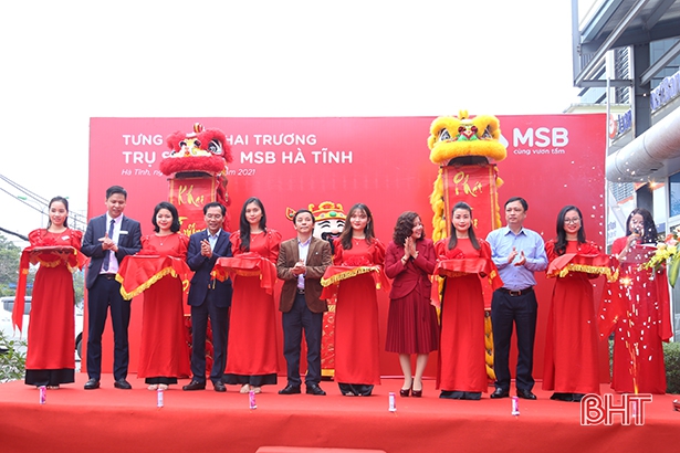 MSB chi nhánh Hà Tĩnh khai trương trụ sở mới